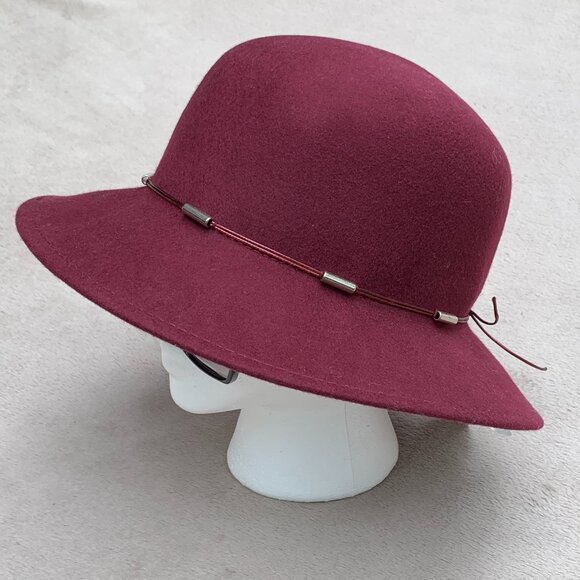 C&C California 100% Wool Felt Floppy Hat NWT - Picture 2 of 13